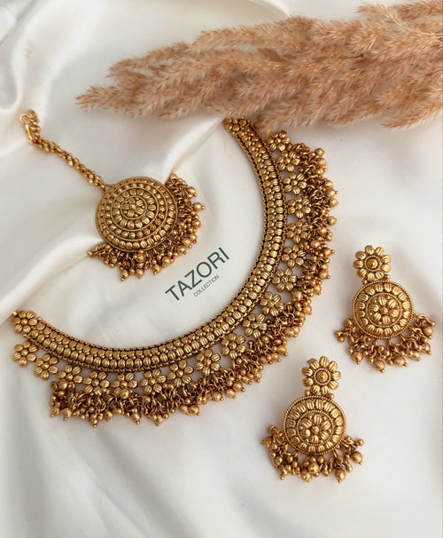 Gold Imitation Necklace Set