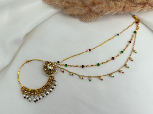 BridalRajasthani Nose ring