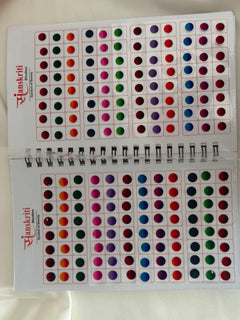 Ombré double shade bindi hook