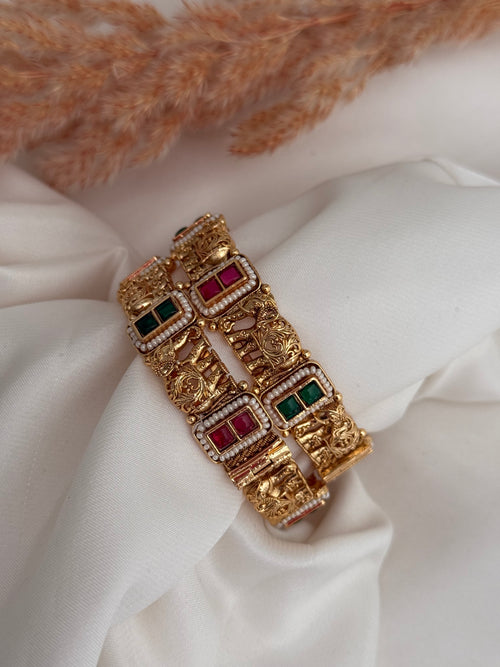 Gold imitation Kada set