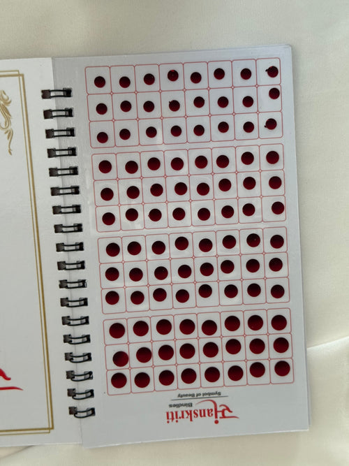 Ombré double shade bindi hook