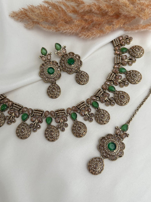 Zara Polki Necklace Set