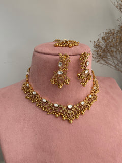 Aarya Gold imitation necklace Set