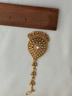 Gold imitation Earrings Tikka Set
