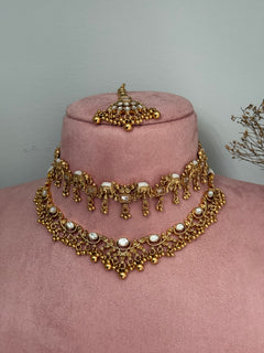Arpan double necklace set