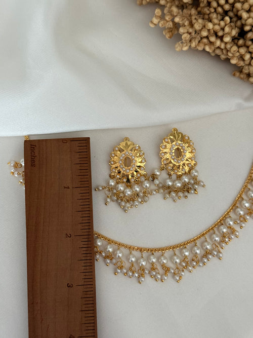 Traditional Pearl necklace Set