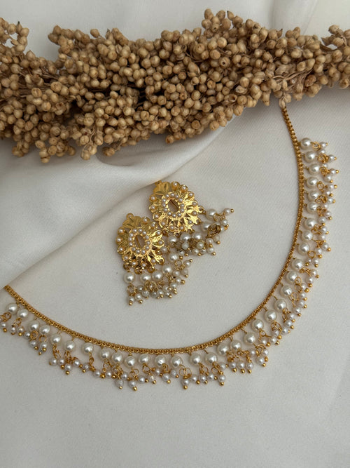 Traditional Pearl necklace Set