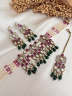 Tyani kundan choker set