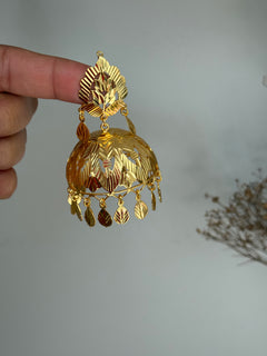 Piple Pati Jhumka Tikka Set