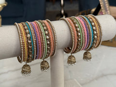 Pastel multicolor bangles Set