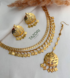 Traditonal Patra double necklace set