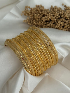 Gold Imitation bangle stack
