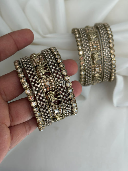 Elephant antique bangles set