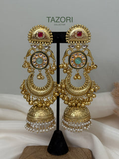 German silver jhumka