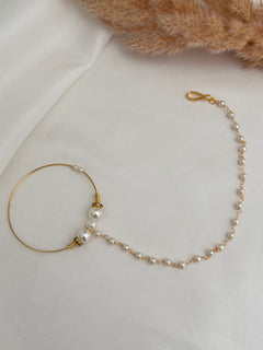 Bridal Pearl Nose Ring