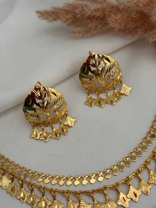 Traditonal Patra double necklace set