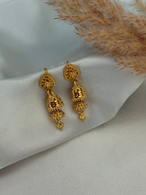 Gold imitation jhumki