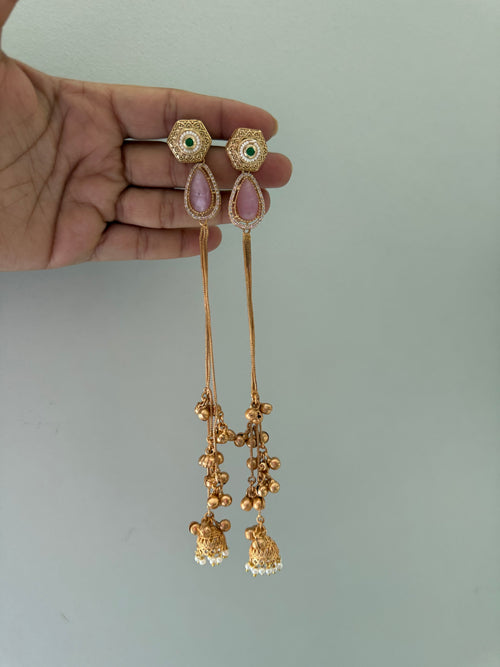 Kashmiri statement earrings