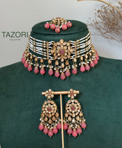 Multicolor Kundan Choker Set