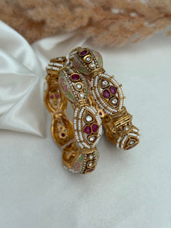 Antique Gold Kada Set