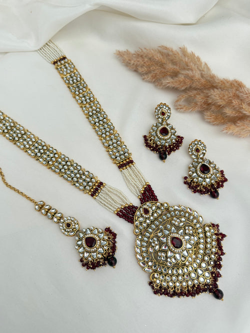 Kundan long necklace /Rani Haar