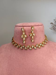 Polki Kundan Choker/necklace Set