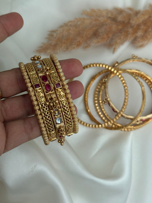 Gold Imitation bangle stack