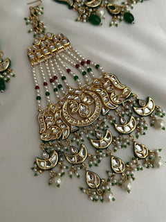 Green Kundan Passa Bridal