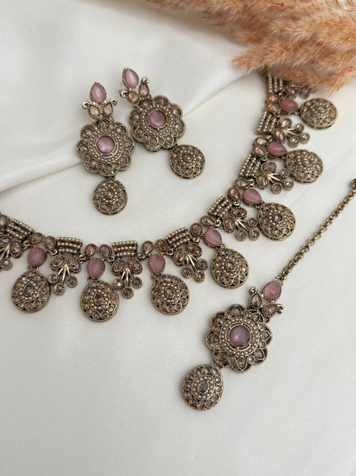 Zara Polki Necklace Set