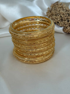 Gold Imitation bangle stack