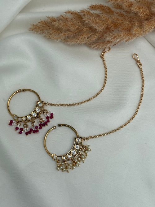 Bridal Kundan Nose Ring