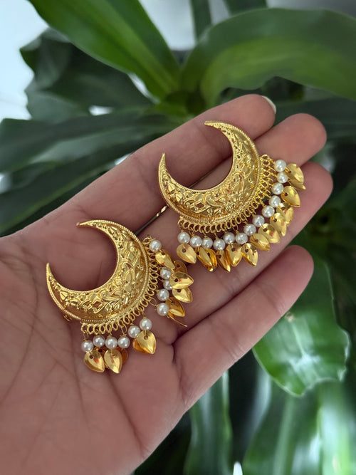 Chand / Moon pipple Patti hair pins