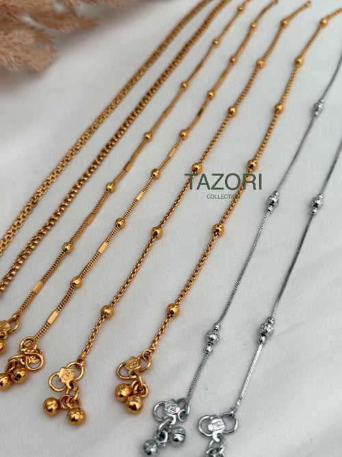 Indian sleek anklets
