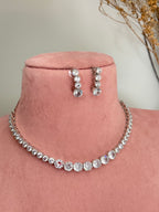 American Diamond Necklace Set