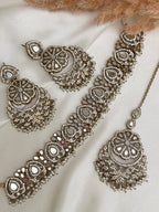 Mirror Pearl Choker Set