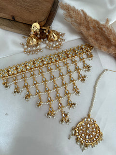 Pearl Pakistani Choker Set