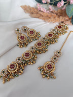Sakhi Kundan Necklace Set