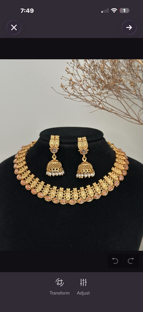 Gold Necklace Set