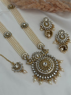 Pearl Kundan Rani Haar