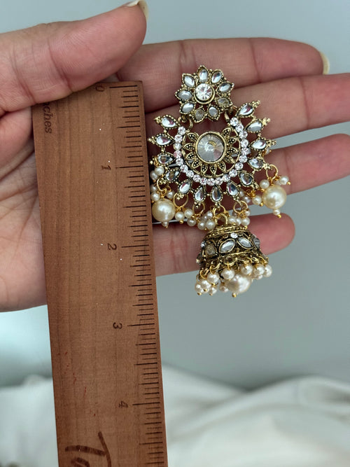 Pearl Kundan Rani Haar