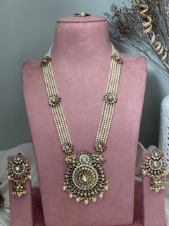 Pearl Kundan Rani Haar
