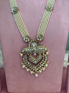 Pearl Kundan Rani Haar
