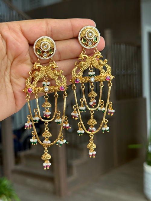 Heritage Kundan Earrings
