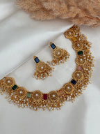 Multicolor necklace set