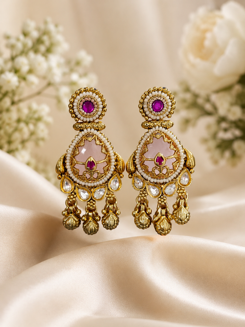 Heritage Kundan earrings