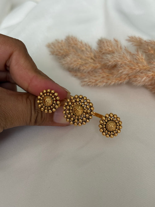 Gold imitation Adjustable Ring