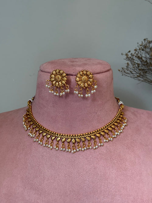 Pearl gold imitation Set