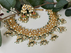 Pearl Kundan Necklace Set
