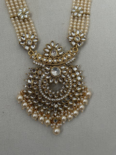 Pearl Kundan Rani Haar
