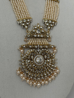 Pearl Kundan Rani Haar